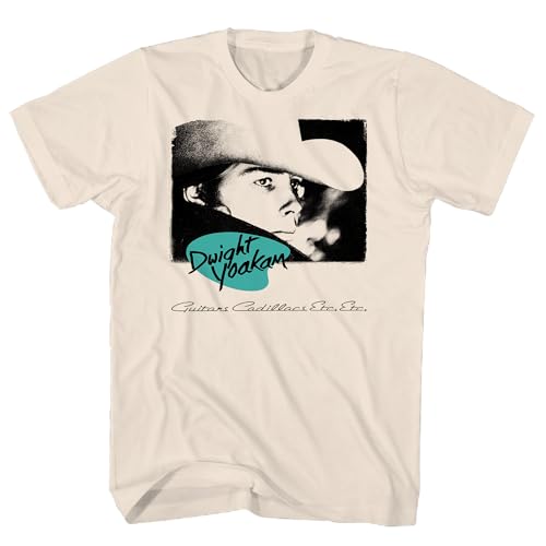 Dwight Yoakam T Shirt for Men & Women Front & Back Print Guitars Cadillacs Etc Short Sleeve Graphic...
