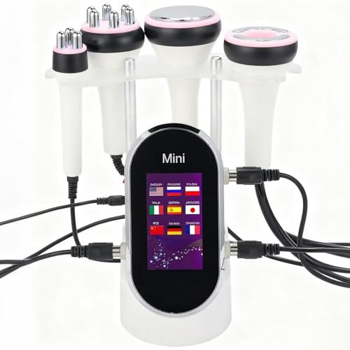 Máquina adelgazante corporal 40 K, frecuencia de radiofrecuencia, 4 en 1, máquina de moldeo corporal, dispositivo anticelulitis, dispositivo adelgazante para tonificar la piel, cara, brazos (B)