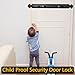 Sihnman Door Bar Lock - Patented Door Barricade Security Bar - Home Safety Improvement, Door Reinforcement, Childproof, Break-in Prevention - Premium Grade Steel Door Mount for 26''-37'' Wide Doors
