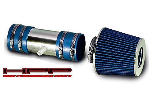High Performance Parts Short Ram Air Intake Kit & Blue Filter Combo Compatible for 09-11 Chevy Traverse LS/LT/LTZ / 07-11 Buick Enclave/GMC Acadia LTZ/SLE/SLT/Saturn Outlook 3.6L V6 DOHC
