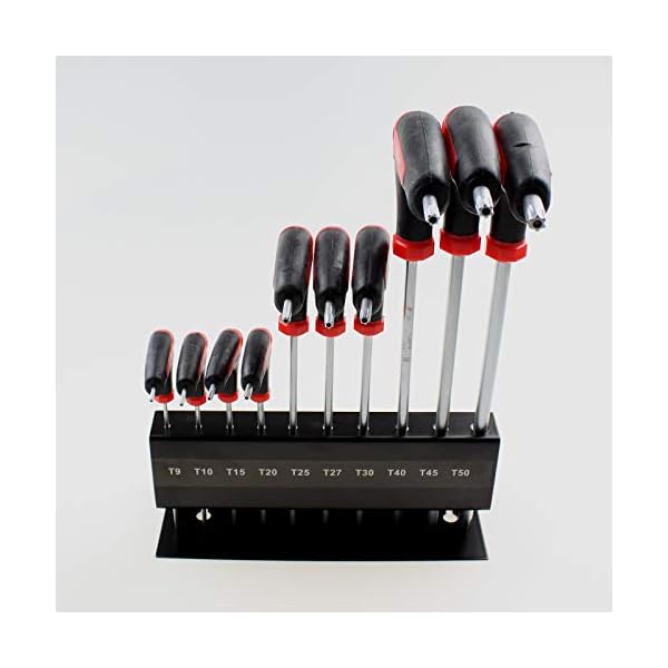 Innensechskantschlüssel Imbus Torx Satz 20tlg T-Griff CrV Schraubenzieher Set – Bild 8