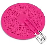 MarhJean 13' Silicone Splatter Screen - Pan Cover with Folding Handle, High Heat Resistant Oil...