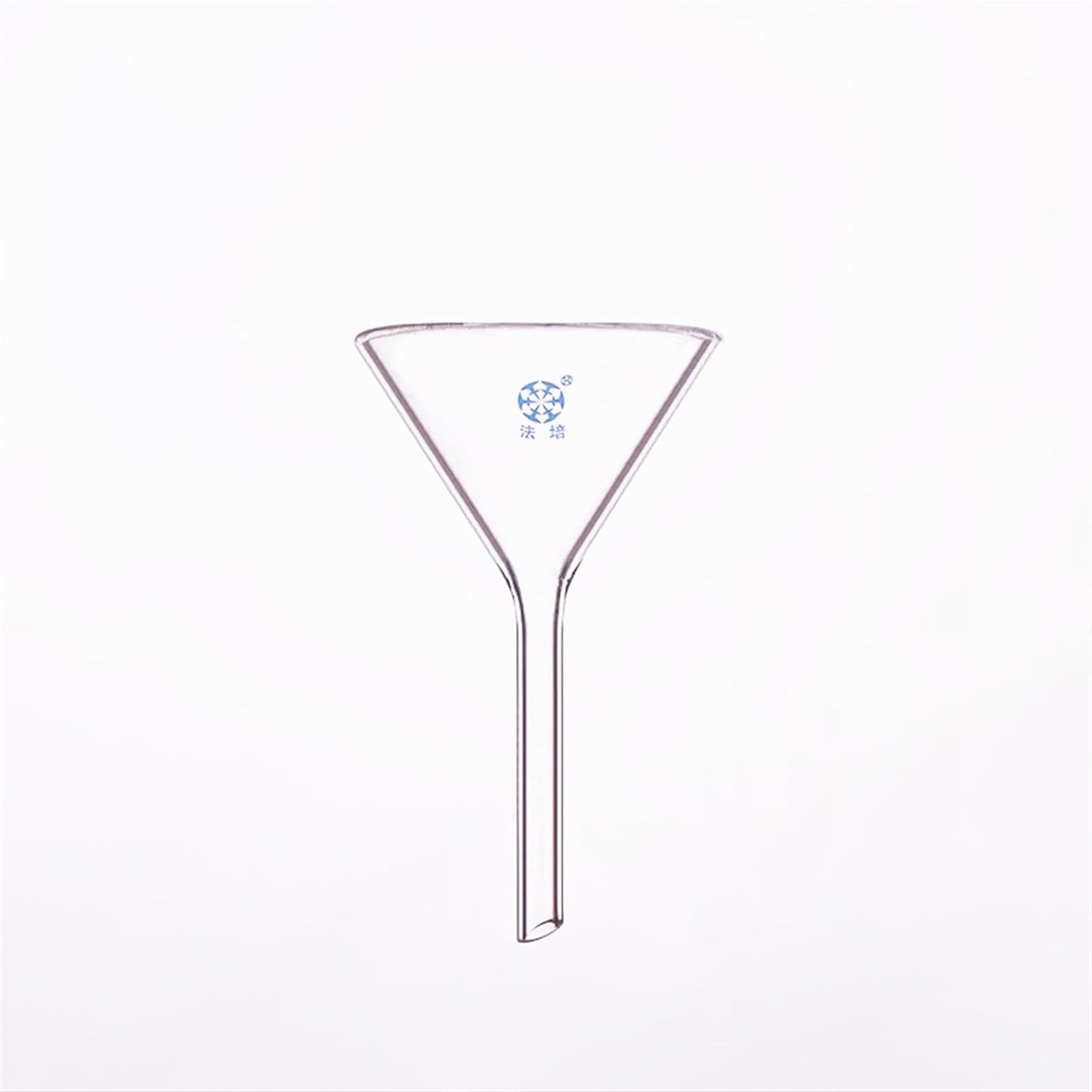 Lab Funnel Triangle Funnel 60 Degree Approx.,Short stem 70mm,Tube Length 70mm,Short Neck Triangle Funnel,Triangular Feeding Funnel