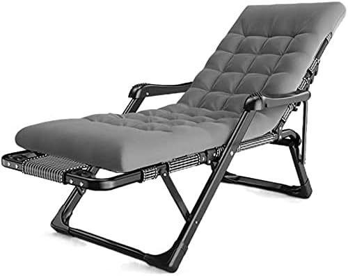 Zero Gravity Lounge Chair, Oversized Reclining Chair for Heavy Duty People Metal Steel Folding Camping Lounge Chair Outdoor Garden Lawn Pool Zero Gravity Chair-Lounge Chair Lounge Chair ( Color : A )