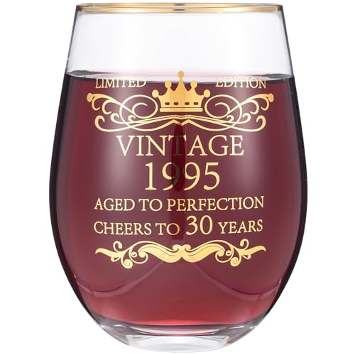 Calltoge 30th Birthday Wine Tumbler 15oz Red Wine Glass