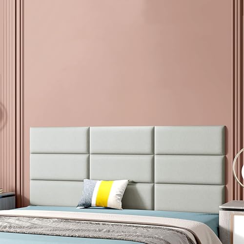 Kids Playroom Wall Padding, 3D Anti-Collision Cushion for Bed Backboard and Wall Protection, Decorative Upholstered Panels for Bedroom and Living Room Safety