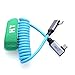 HangTon USB Typ C zu USB-C PD Stromkabel für SSD BMPCC ZCAM R5 R6 A7C FX3 Kamera iPhone 15 iPad Telefon Laptop Monitor, 20Gbps 20V5A 4K60 HD, 90-Grad gewinkelt geflochten gewickelt 30cm