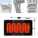 Tapis de dégivrage et de fonte de neige chauffants pour l'extérieur, avec minuterie et cor...