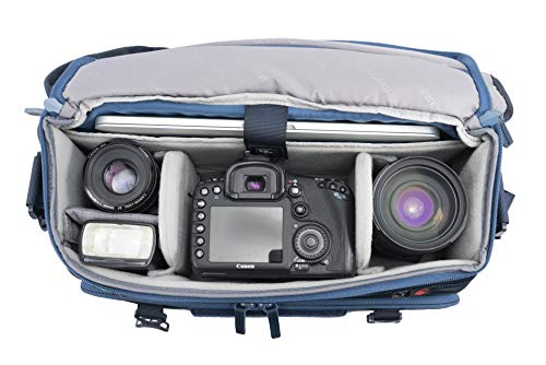 Image of VANGUARD VEO RANGE38 NV Messenger Bag for DSLR or Mirrorless /CSC Camera, Navy