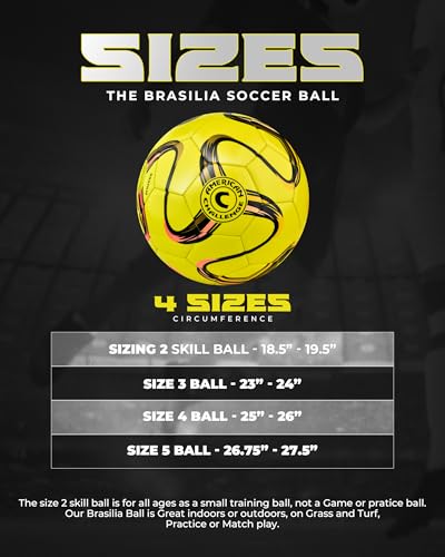 American Challenge Brasilia Soccer Ball (Lemon, 2)