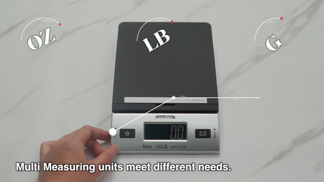 Image of Accuteck 8250 High Accuracy Digital Shipping Scale and Postal Scale, 0.1oz Precision, 50Lb
