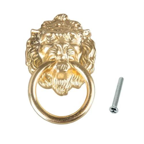 Poignée de porte de placard en forme de lion pour boîte et meuble