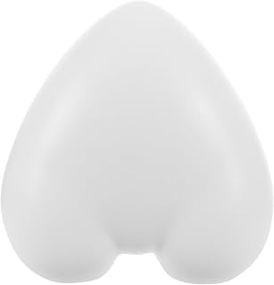Plastic Underpants Mannequin Hip Display Stand with Vivid Heart-Shaped Briefs, White Lower Body Retail Model for Adult Underwear Store Showcase