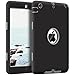 BENTOBEN iPad Mini Case, iPad Mini 2 Case, iPad Mini 3 Case, iPad Mini Retina Case Hybrid 3 Layer Soft Silicone Hard PC Rugged Rubber Full Body Heavy Duty Shockproof Protective Kids Cover Black/Gray