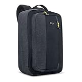 Solo Velocity 15.6 Inch Laptop Hybrid Backpack Briefcase, Navy/Grey
