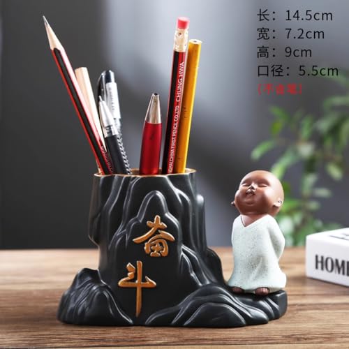 Porte-stylo chinois mignon en céramique idée cadeau originale