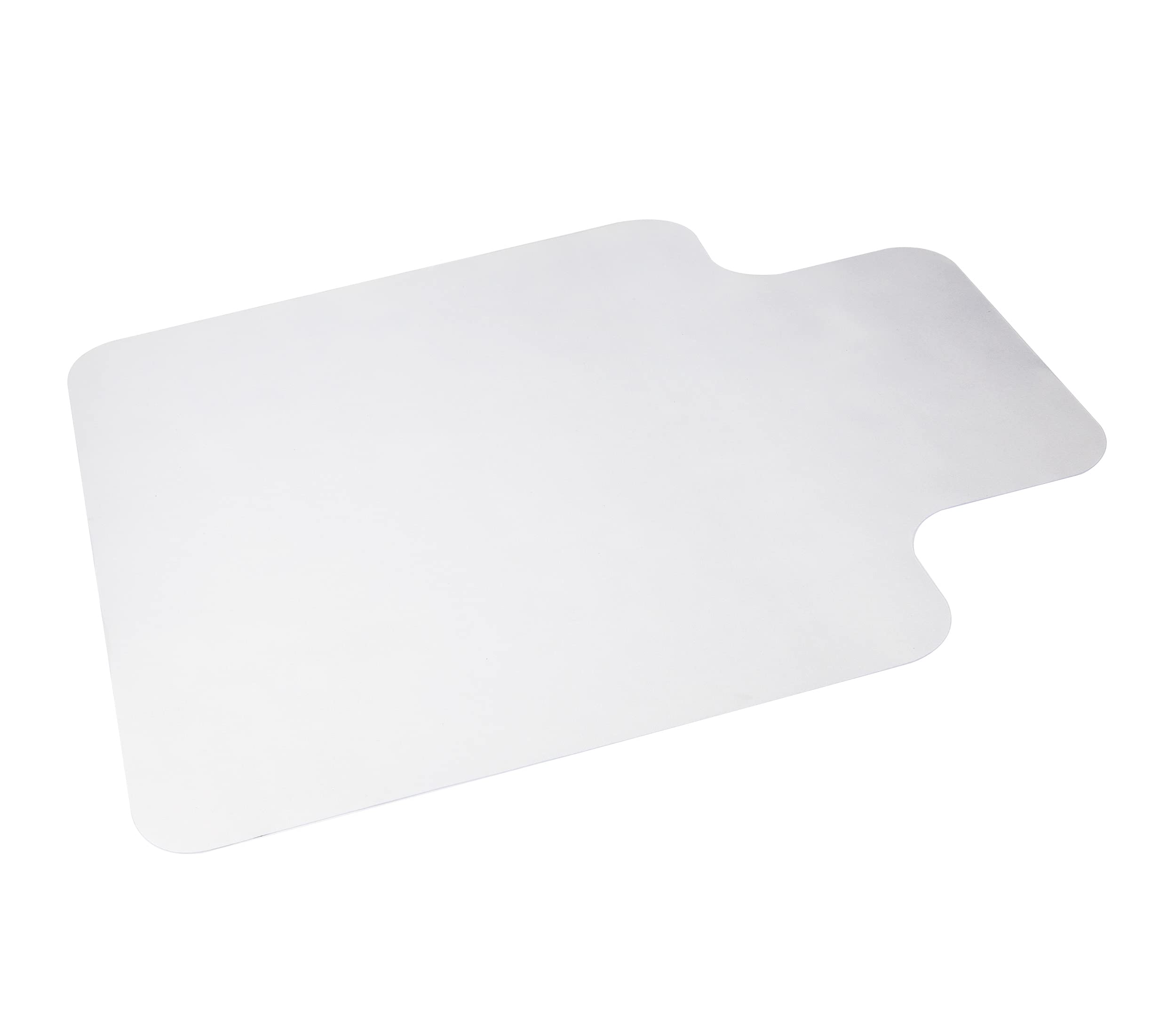 Mind Reader 9-to-5 Collection, Office Chair Mat, Anti-Skid Floor Protector, 48 x 36, PVC, Clear