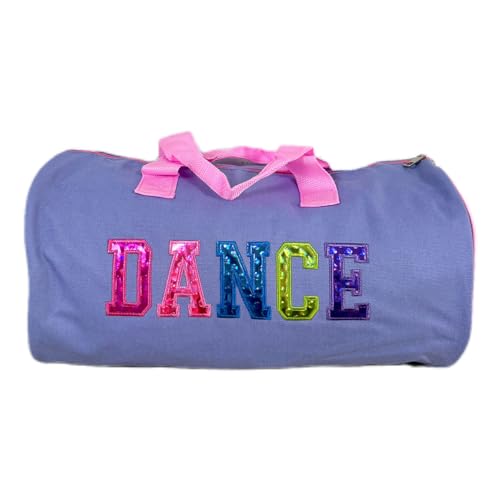 Schöne süße Ballett-Tanztasche, Sporttasche, Handtasche, Crossbody-Tasche, Ballerina-Duffle-Tasche, für Tänzerinnen und Mädchen, violett, Eine Tasche geeignet für Sport und Tanz