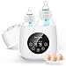 Elechomes Baby Bottle Warmer, Bottle Steam Sterilizer and Baby Food Heater, 6 in 1 Multifunction for Breast Milk or Formula, LED Display and Temperature Control, Fit Most Baby Bottles, BPA Free