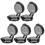 Abaodam 5 Stück Herd -knopf -beschützer Gasbrenner Gaskocher Black