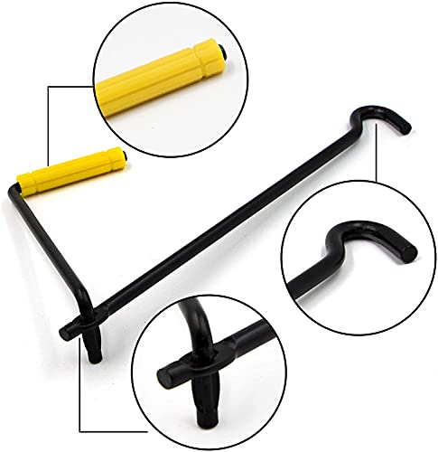 Ameetaa Heavy Duty 4-24" Steel Scissor Jack Lift,8818Lb Black With Crank Speed Handle Suit For Auto,Rv,Suv,Mvp,Trailer, Station Wagon, Set Of 2 #TOP4