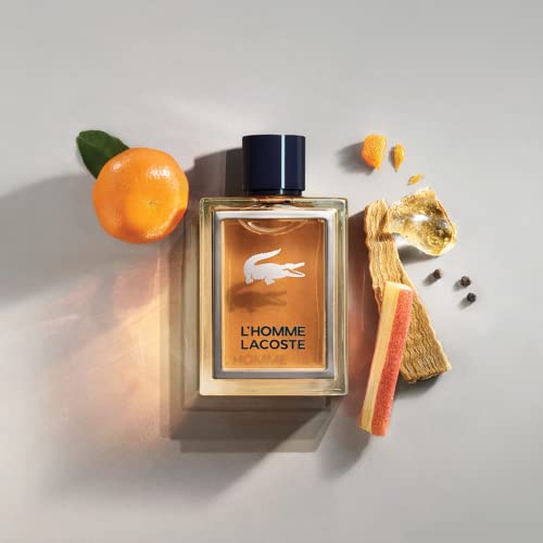 Lacoste Lacoste l`homme eau de toilette holzig-würziger herren-duft mit vetiver amber und moschus-noten für den modernen mann 100ml