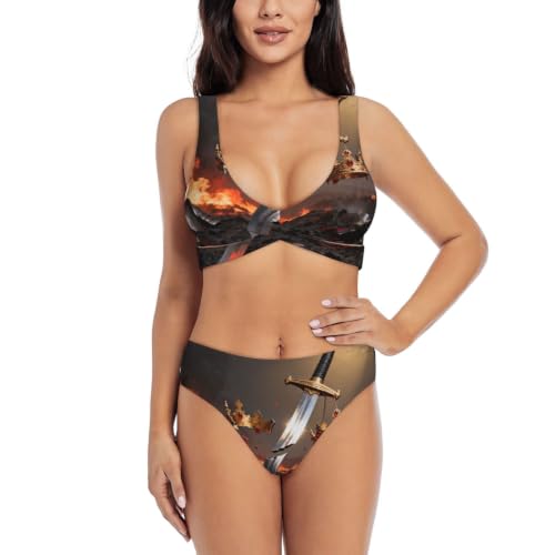 Maillot de bain deux pièces triangle réglable pour le bronzage des femmes