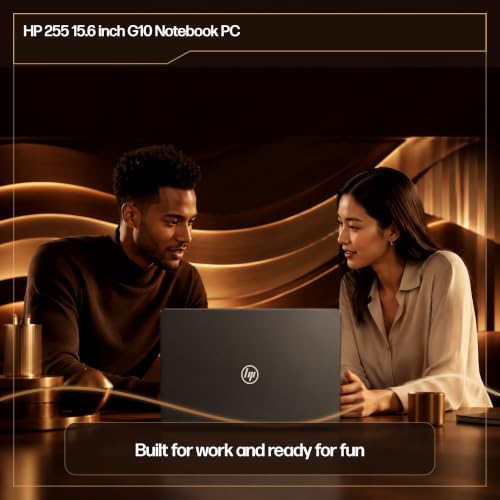 Image of HP 255 G10 Laptop for Home or Work, 32GB RAM, 1TB SSD, 15.6 inch Full HD, Ryzen 3 7330U (Beat Intel i5-1135G7), HDMI, USB-C, Windows 11, Business and Fun Ready