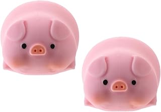 Totority 2 Pçs Brinquedos Espremer Brinquedo De Porco Porco Espremendo Brinquedo Mole Brinquedo Doméstico Elástico Espremer Brinquedo De Estresse Festa Brinquedo Complicado Porco Brinquedo