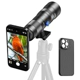 APEXEL Obiettivo zoom 20-60X con custodia integrata per iPhone 15 Pro Max - Teleobiettivo zoom professionale