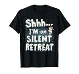 サイレントリトリート 参加者 マインドフルネス 練習 内なる平和 Tシャツ