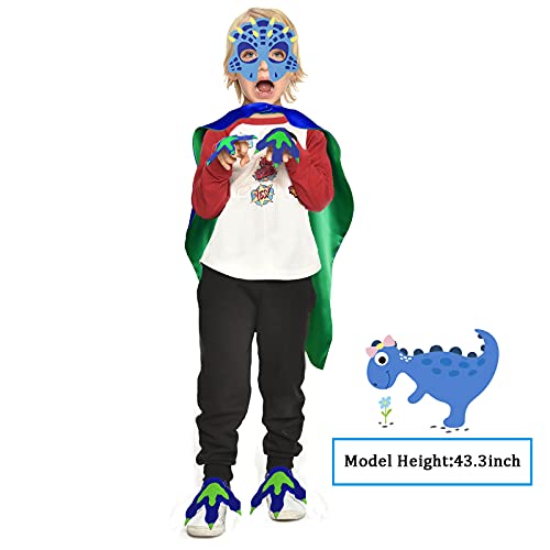 Irolewin Dragon-Dinosaur-Costume For Kids Capes-Masks Claws As Boys-Girls Halloween Dress-Up Costumes Dino Birthday-Party-Favors Toys #TOP1
