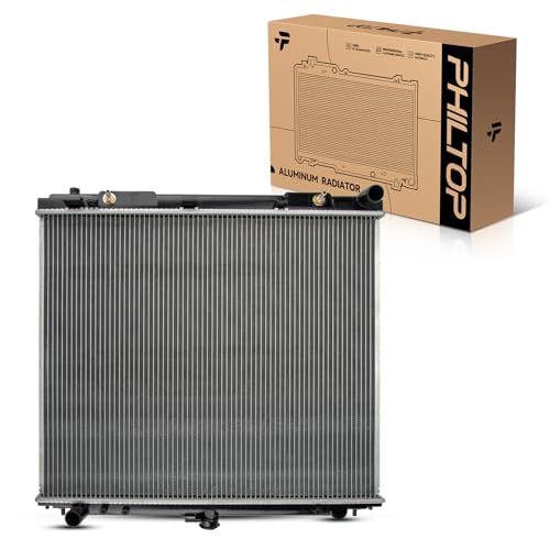 Image of PHILTOP Core Radiator Compatible with 2005-2016 Frontier 4.0L, 2005-2012 Pathfinder, 2005-2015 Xterra, 2009-2012 Equator 4.0L Transmission Oil Cooler Included