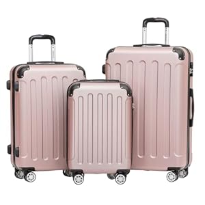 Beibye Hartschalenkoffer-Set 4 Zwilling-Rollen