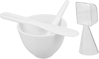 Tazón de silicona para mezclar máscara, con a...