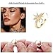 Dochais 9Pcs Ear Cuff 14K Gold Plated Cuff Earrings Gold Ear Cuffs Non Pierced Ear Clips Cartilage Earring Fake Earrings Silver
