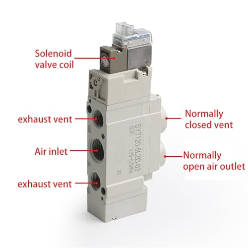 Électrovanne pneumatique SY3120-4LZD-M5 d'inversion 5/2 - 4