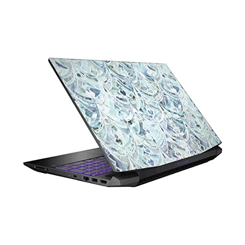 Skin pour HP Pavilion 15.6 pouces au design marbre chic pour le bureau et le café