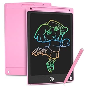 HOMESTEC Colourful LCD Writing Tablet,8.5 inch Drawing Board Graphic Tablet Lock-Key Handwriting Doodle Drawing Pad Kids…