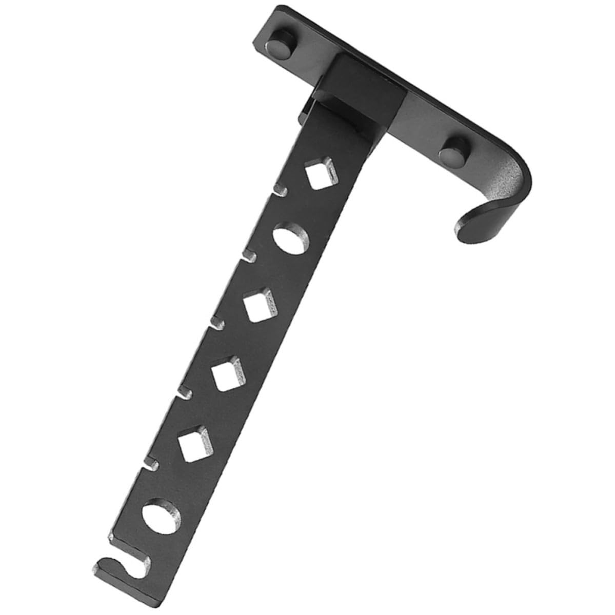 Tendedero de ropa plegable sin perforaciones hecho de aluminio espacial de 6 ranuras