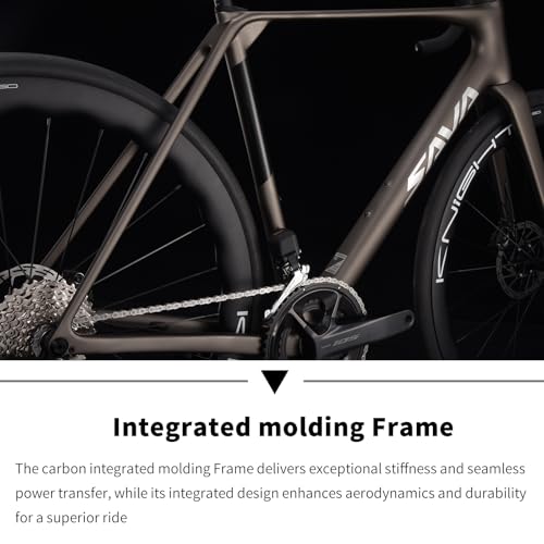 SAVADECK Carbon Road Bike, Lightweight 24-Speed Shifting