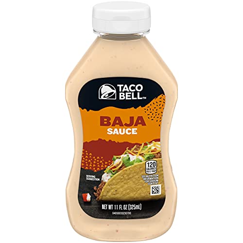 Taco Bell Baja Sauce, 11 Fluid Ounce (Pack of 8)