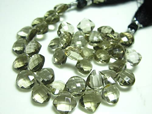 Smoky Quartz briolette 6-8mm pierre naturelle pour collier DIY