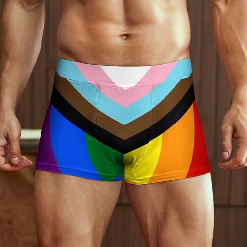 Karakalpakstan Flag Boxer briefs, Elastic Waist, Soft, Breathable And Lightweight2