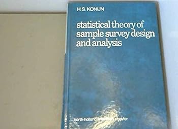 Hardcover Statistical Theory of Sample Survey Design and Analysis Book
