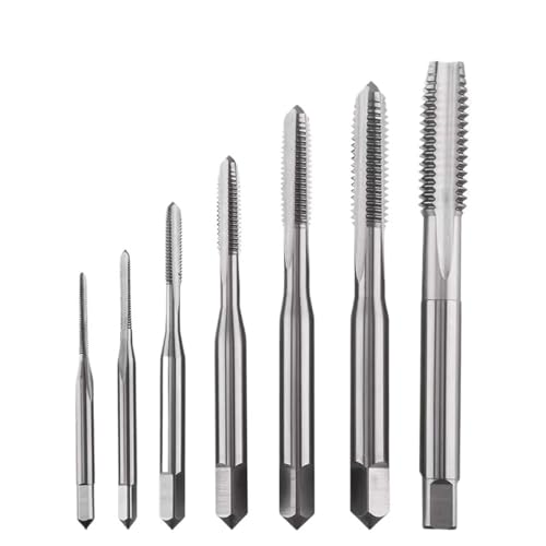 Right Hand Screw Machine Thread Tap Drill Bits Straight Flute Size M15 M16 M17 M18 M19 M20 1Pcs(Color:M20x1.75)