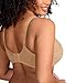 HSIA Minimizer Bras for Women Enchante Full Coverage Underwire Bras Plus Size Lifting Floral Lace Bra for Heavy Breast Beige