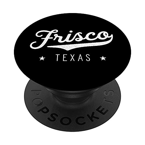 Classic Retro Vintage Frisco Texas USA Keepsake Novelty PopSockets PopGrip Intercambiable