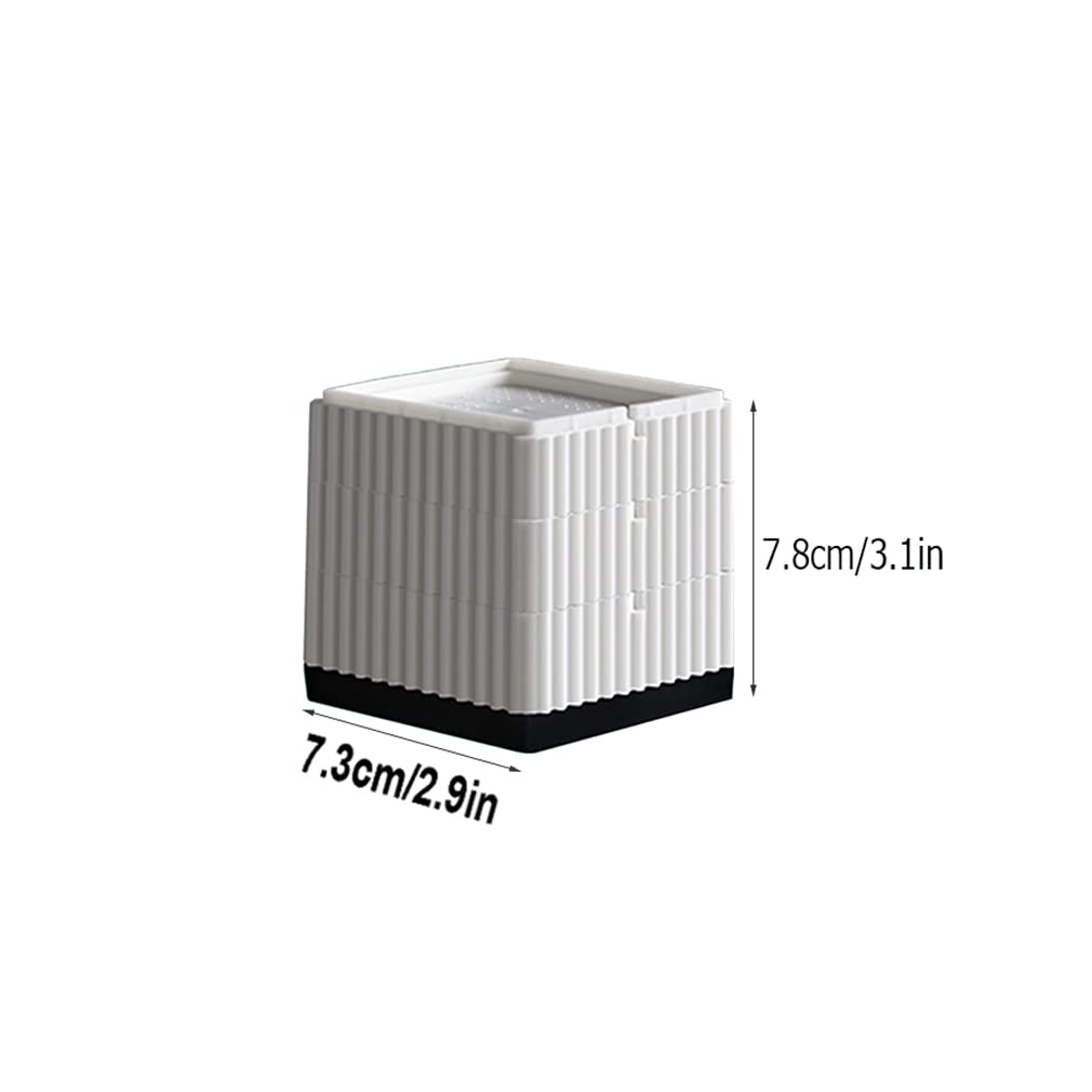 Anti-Vibrations-Waschmaschinenunterstützung Schwingungsdämpfer Unterlage Vibrationsdämpfer Gummi Füße Anti-Walk-Fußpolster fürTrockner, Kühlschrank, Sofa, Tables, 4er Set (Gray,7.8cm)