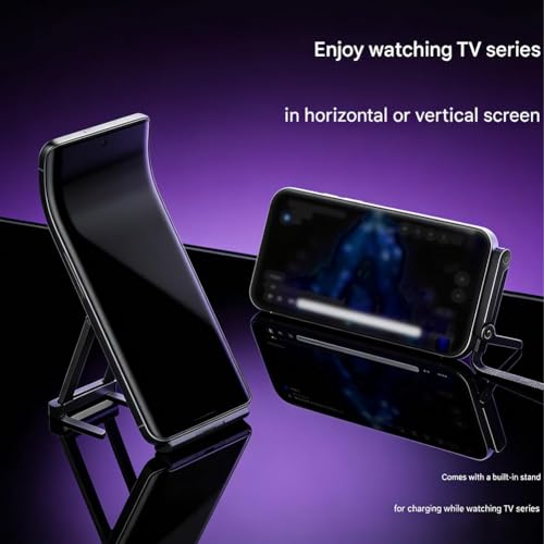 Image of 2-in-1 Invisible Holder Charger Cable - 240W Fast Charging Cord with Built-in Phone Stand, Multi Charger Cord with TypeC Multi-Angle Adjustable Stand, for Smartphones (Type C-Type C, 1pcs)